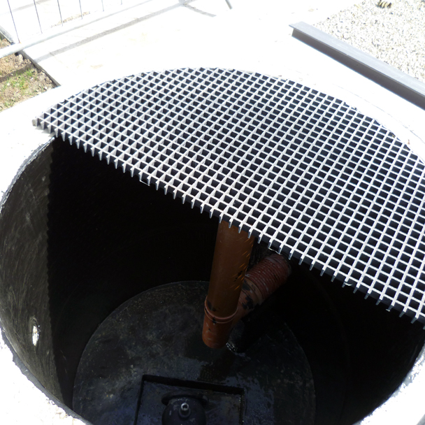 GRP Moulded Grating | Water Treatment Plant 