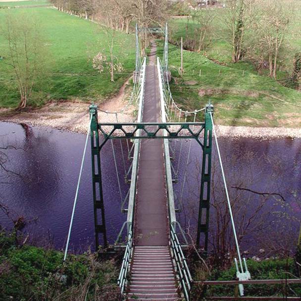 GRP Moulded Grating Walkway | Historic Suspension Bridge