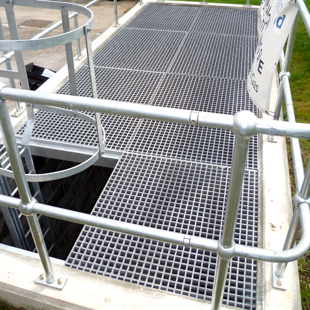 GRP Grating & Pultruded Sections | Evacuation Training Pit